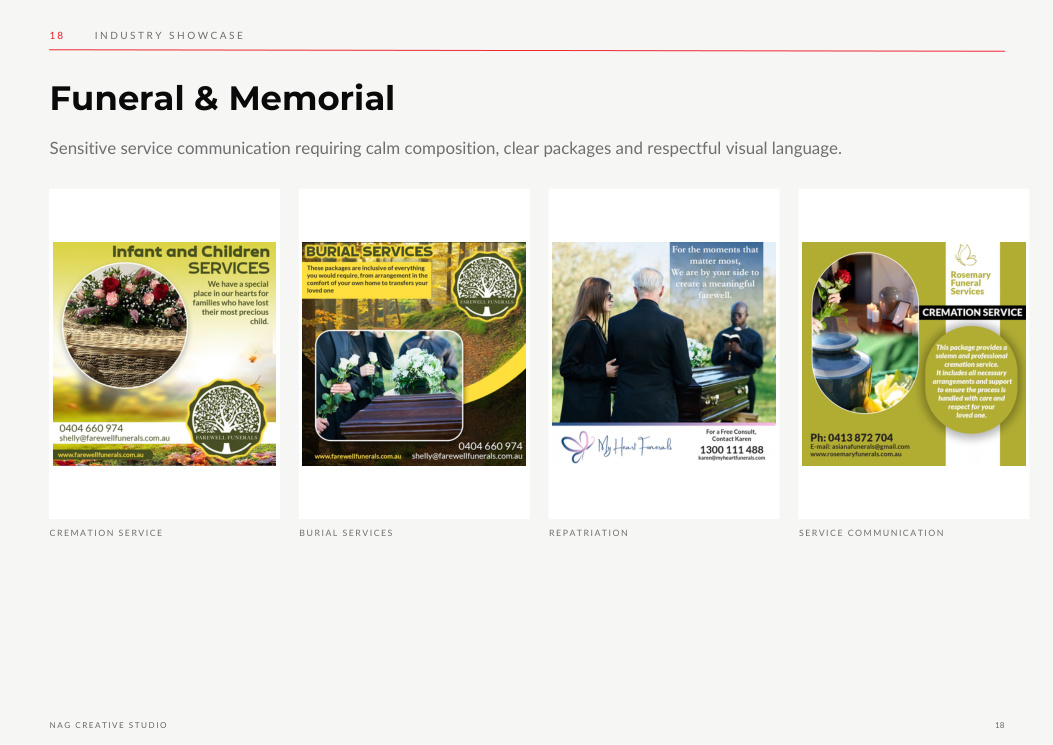 Industry Showcase — Funeral & memorial