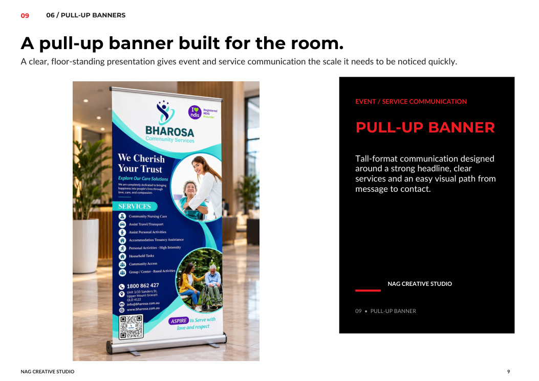 Large Format — Pull-up banners