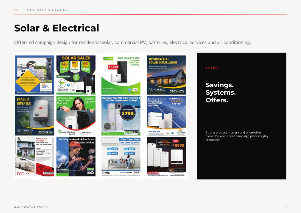 Industry Showcase — Solar & electrical